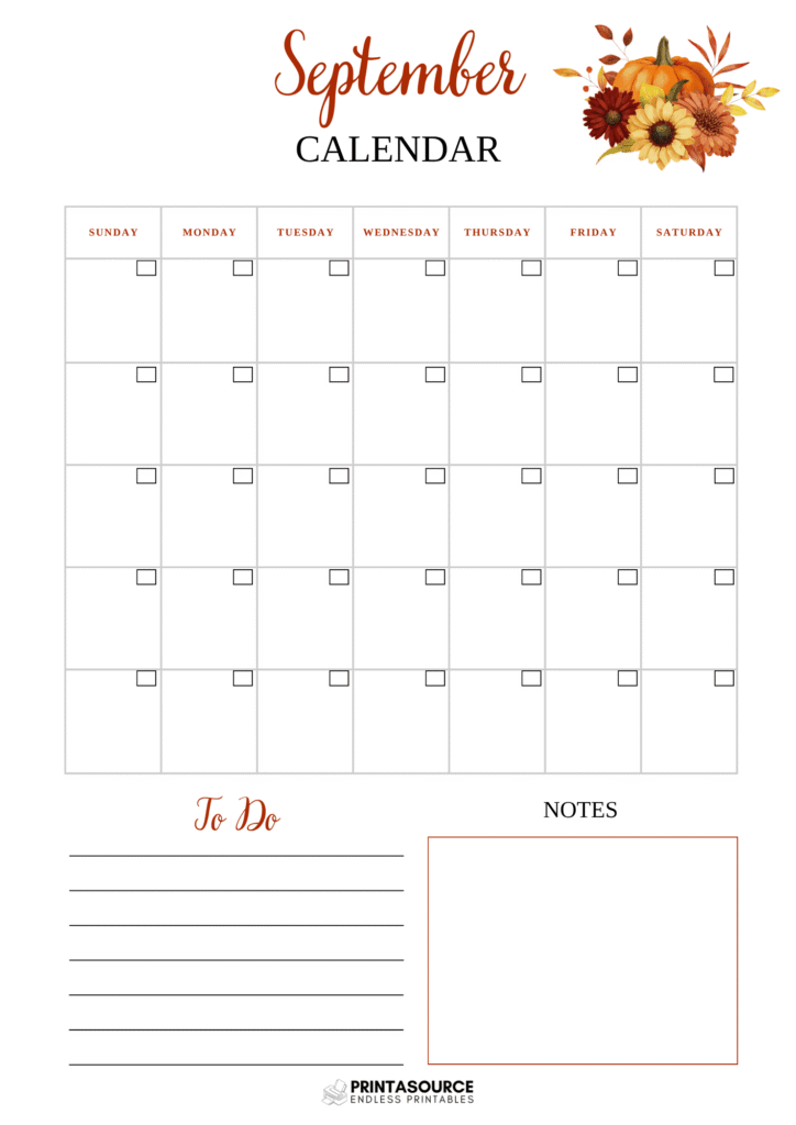 45 Thanksgiving planner page