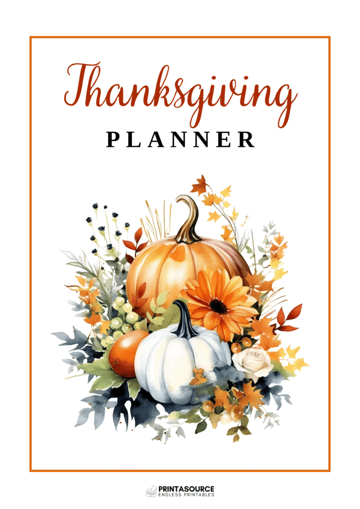 5 Thanksgiving planner page