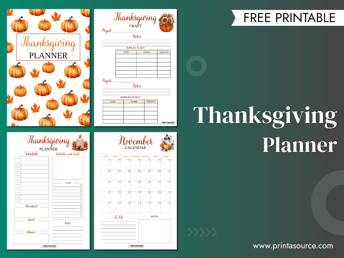 Thanksgiving Planner